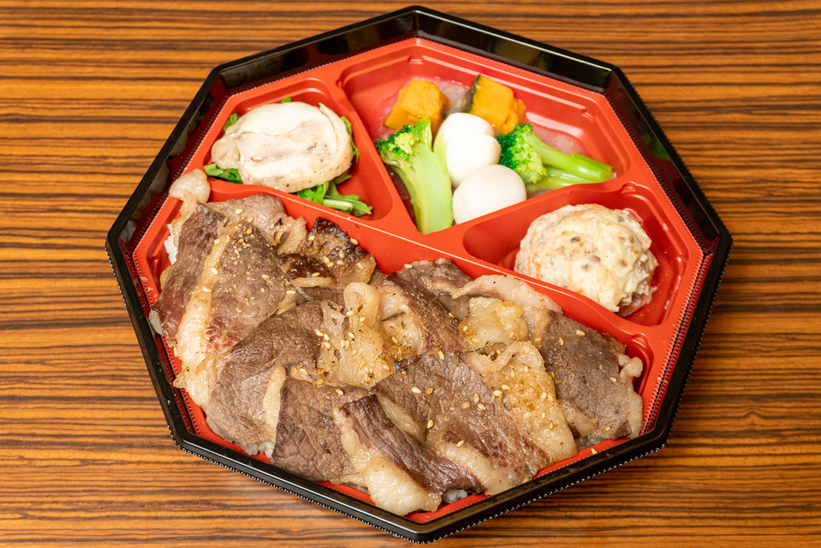 和牛カルビの牛しゃぶ弁当